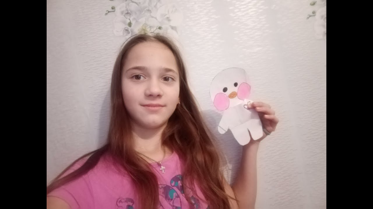 Делаю уточку лалафанфан из бумаги/видео от nepeta Марик Vlog