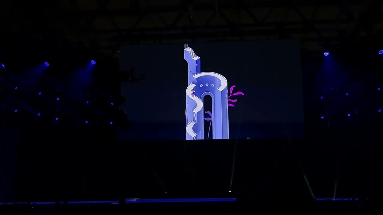 Crowd Reaction to Monument Valley III reveal trailer at Opening Night Live 2024 | Gamescom 2024