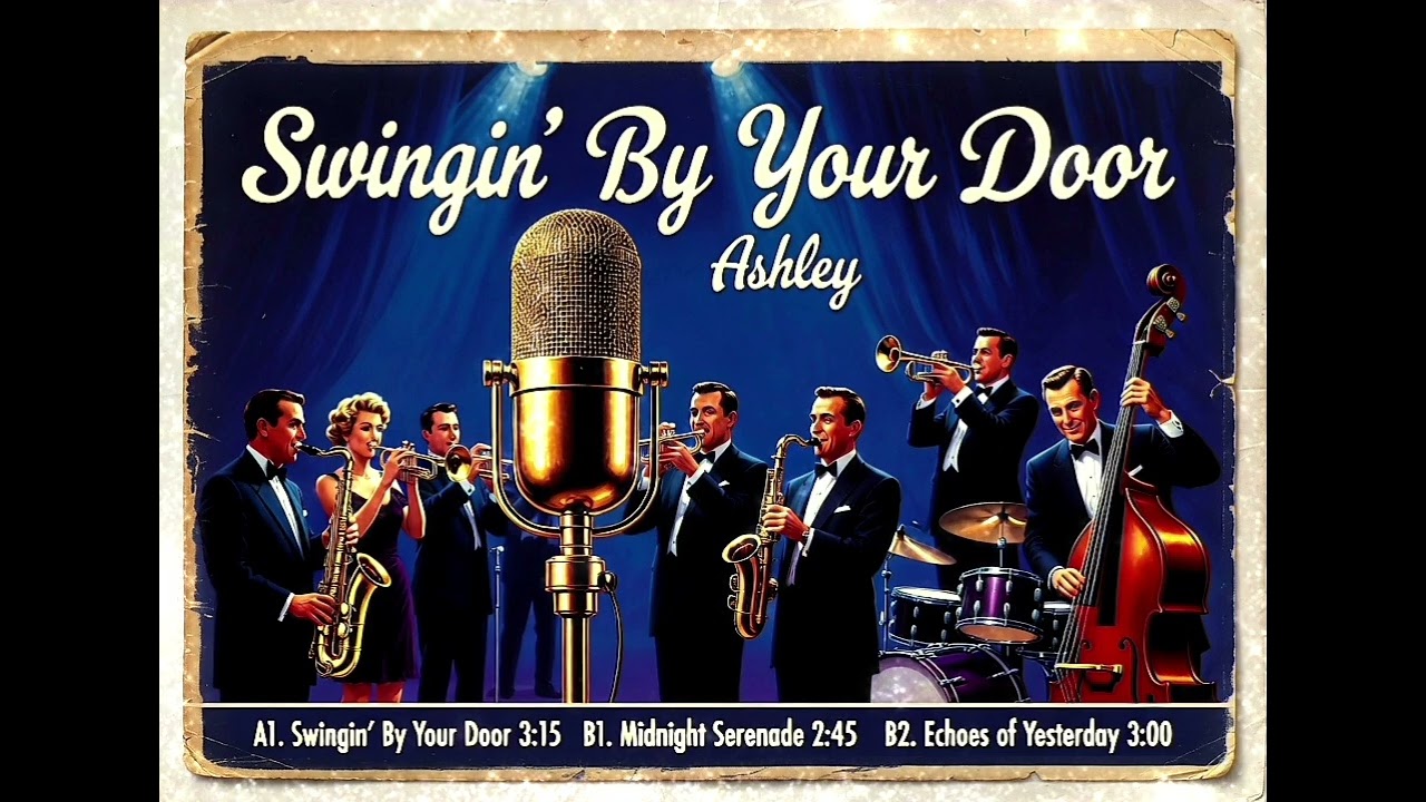 Swingin By Your Door 1950s inspired easy listening big band pop by Ashley #trending 