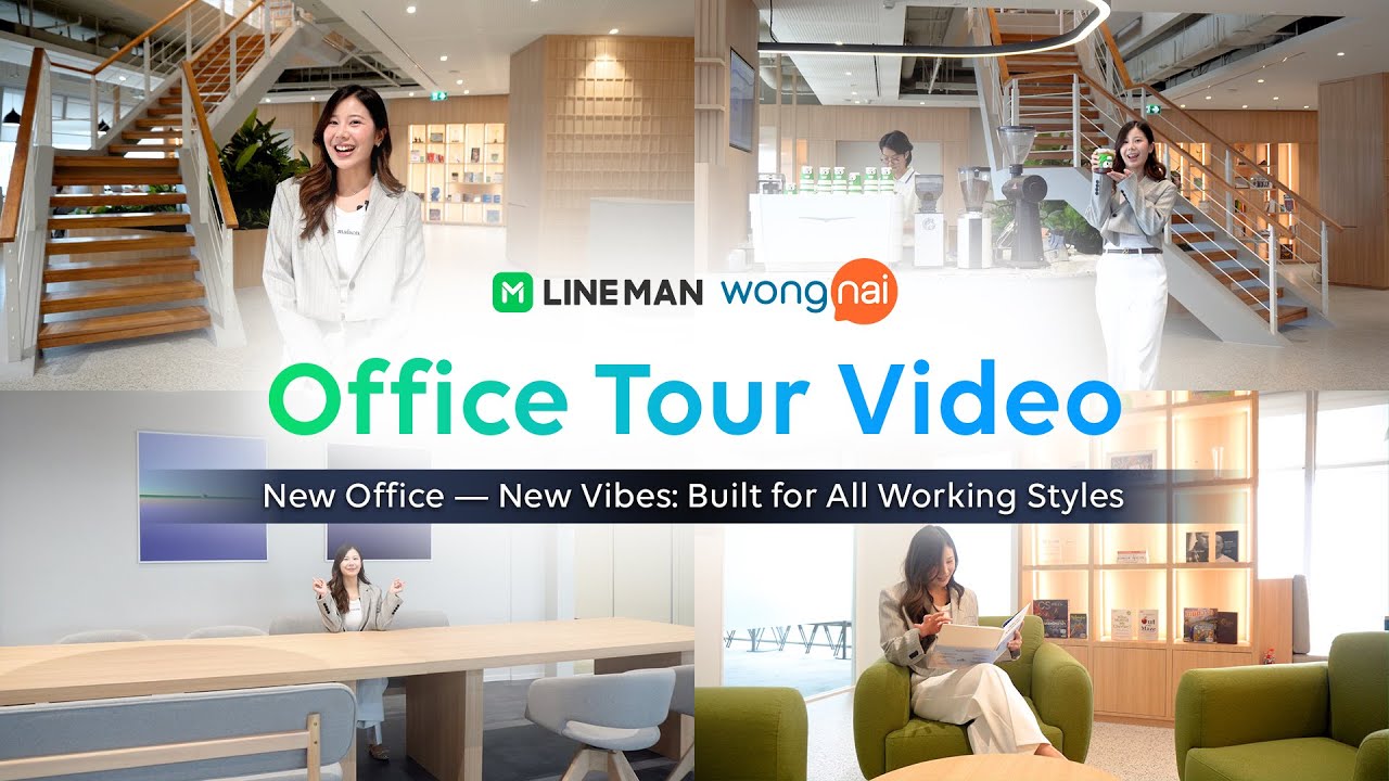 LINE MAN Wongnai's New Head Office - New Space to Spark!