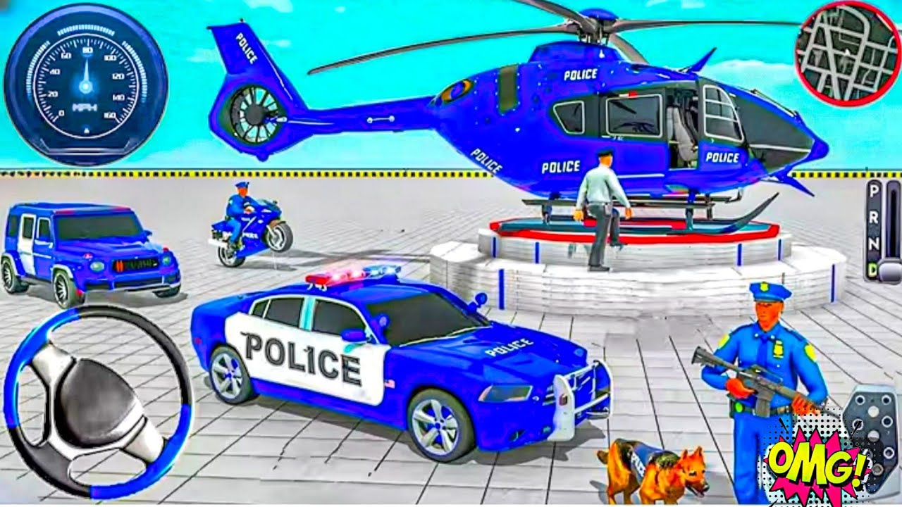 🚓🚦Police Chase the blue Audi Q5! Offline android game play 