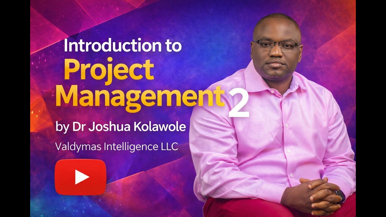 Intro to Project Management 2 - Dr Joshua Kolawole - #agile #project #projectmanagement #viral #like