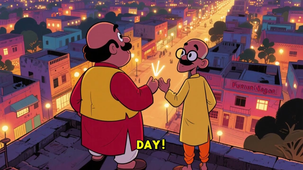 🍩 Motu Patlu and the Great Furfuri Nagar Challenge 😄
