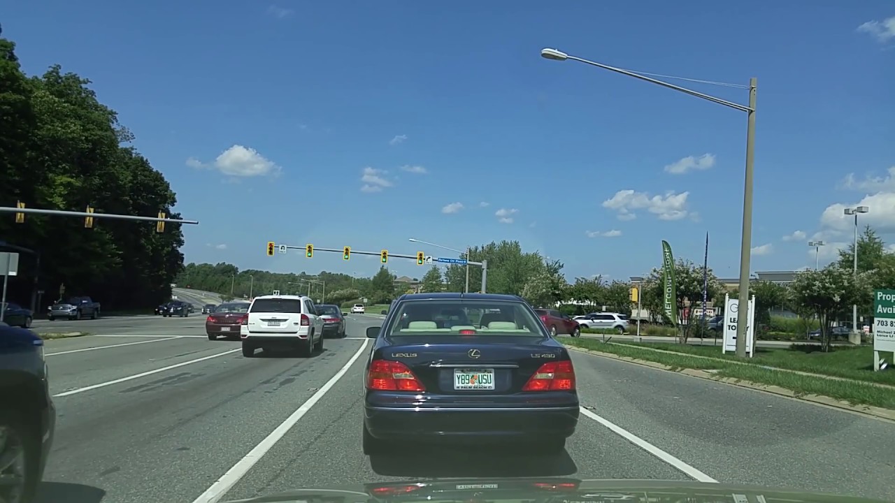 Driving from Dumfries to Manassas,Virginia