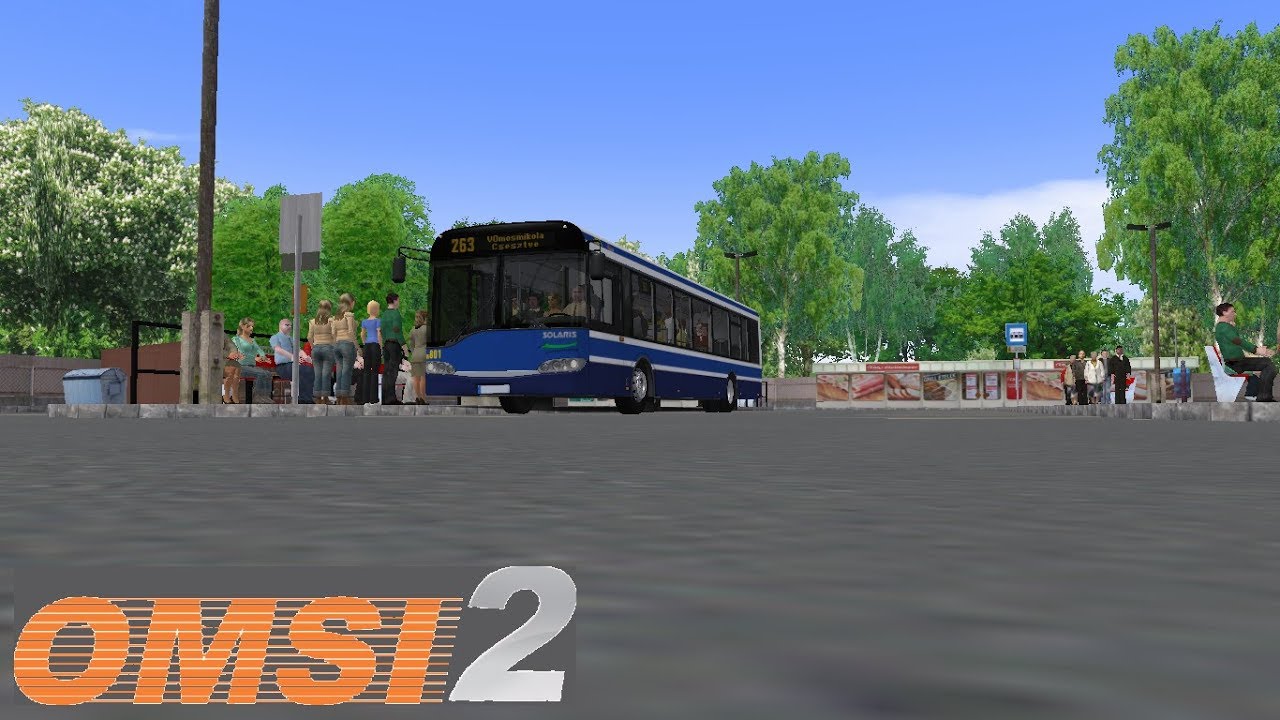 OMSI 2 Börzsöny-Fiktív Újratöltve Linia 263 Solaris Urbino 12 II ZF *Ex.MPK Kraków*