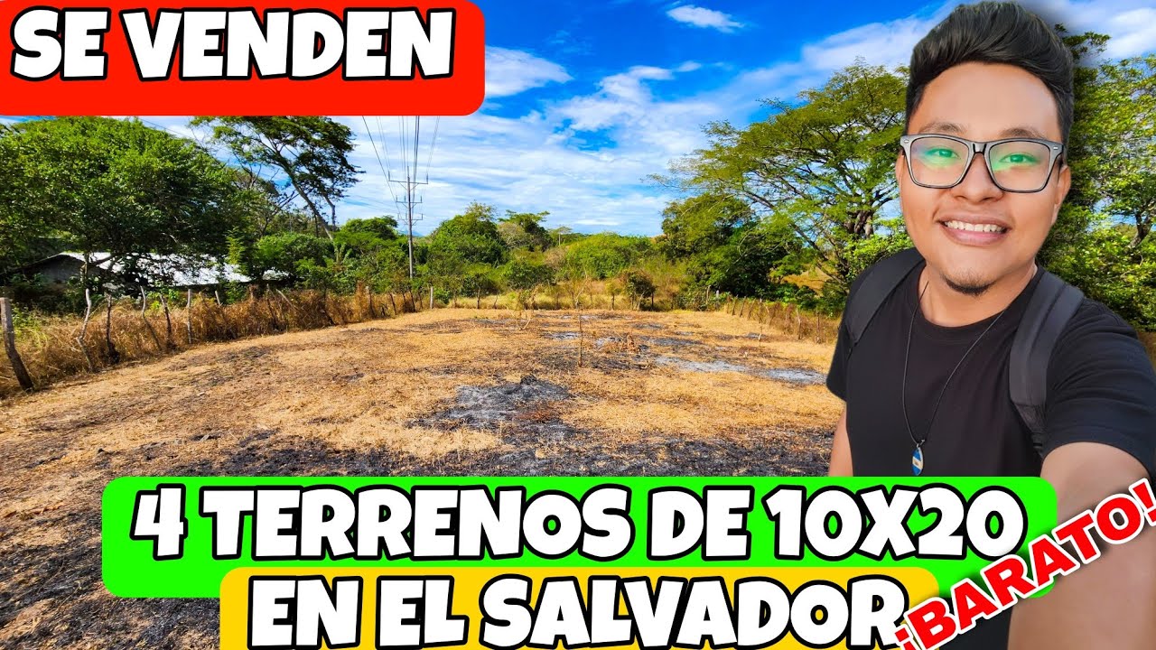 SE VENDE 4 LOTES DE 10X20 EN SAN MIGUEL EL SALVADOR 