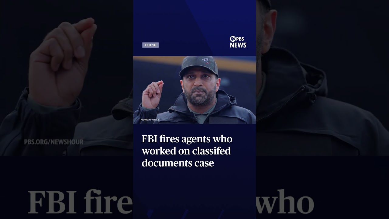 FBI fires agents who worked on classified documents case