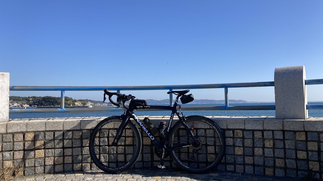 ロードバイク・江の島往路（境川サイクリングロード）