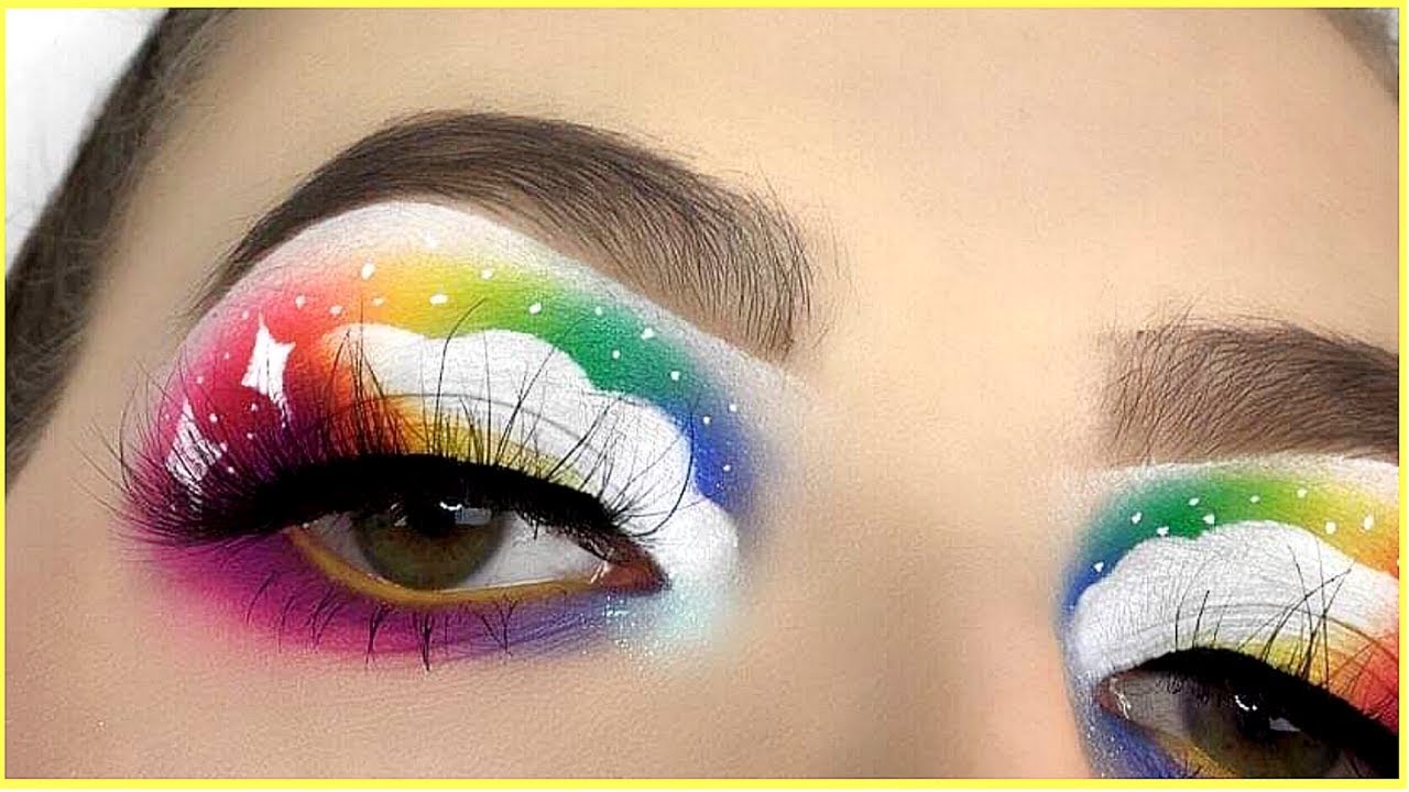 MY TAKE ON THE RAINBOW CLOUD EYE LOOK