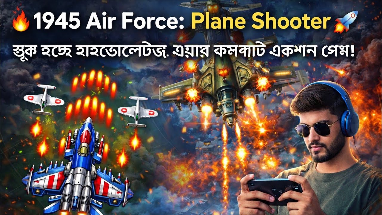 🔴 LIVE 🔥 1945 Air Force Plane Shooter | Boss Fight Madness 😈