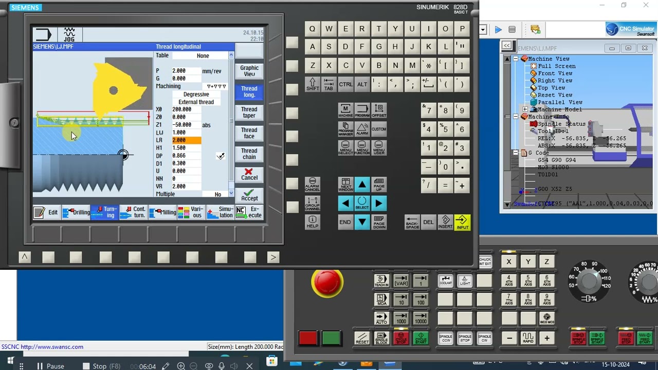 CNC Turning AND TURNMILL TRAINING IN TAMIL WITH SIEMENS CONTROLLER PART7