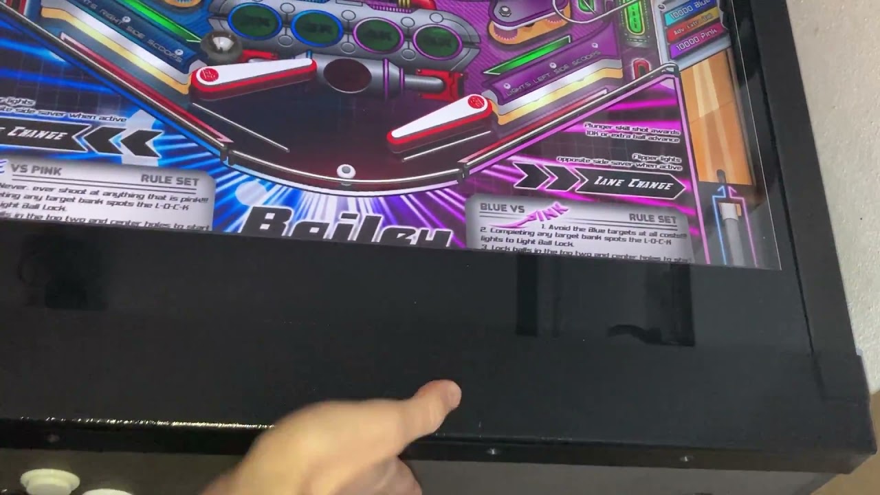 Virtual Pinball Button nudge preview (Sharpin)