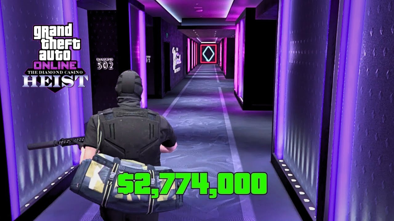 GTA Online | Casino Heist Silent & Sneaky Hotel Entrance (Roof Terrace) - Hard $2,774,000