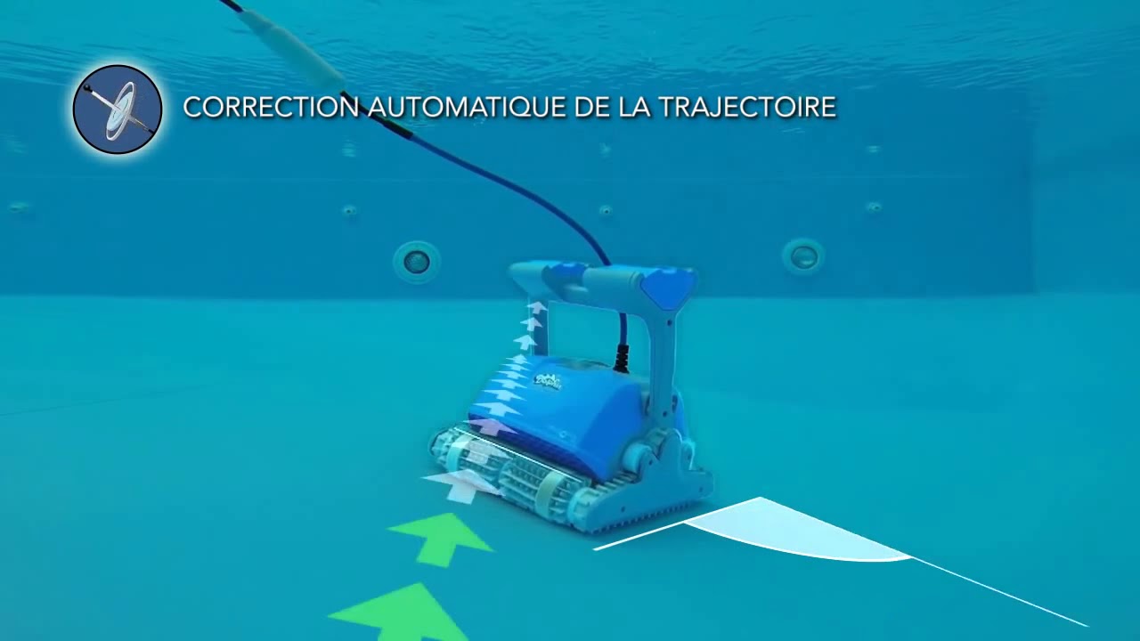 Robot piscine Dolphin Supreme M5 et M4 Pro - Systeme  gyroscopique - March&eacute;delaPiscine.com