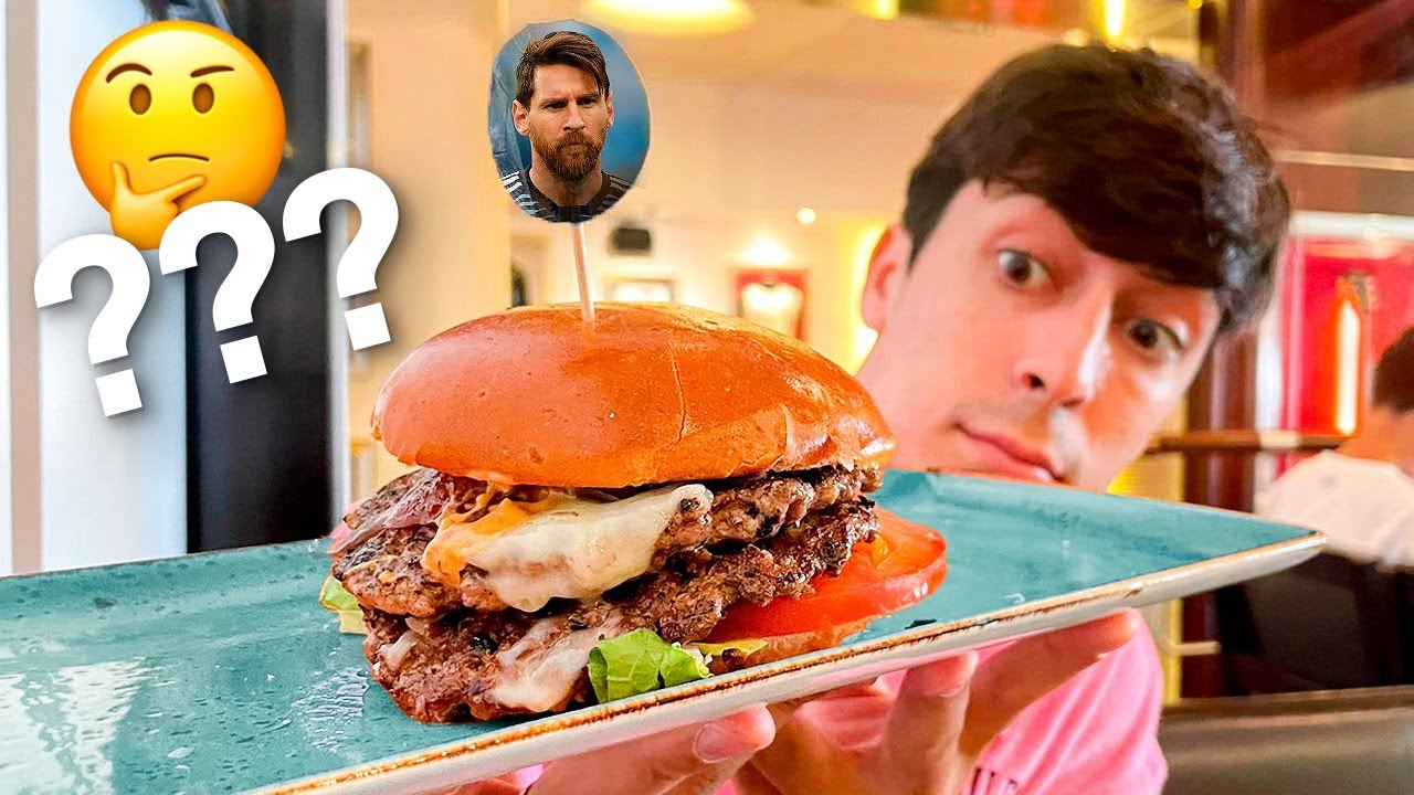 La Hamburguesa de MESSI no está al Nivel de Messi 👎