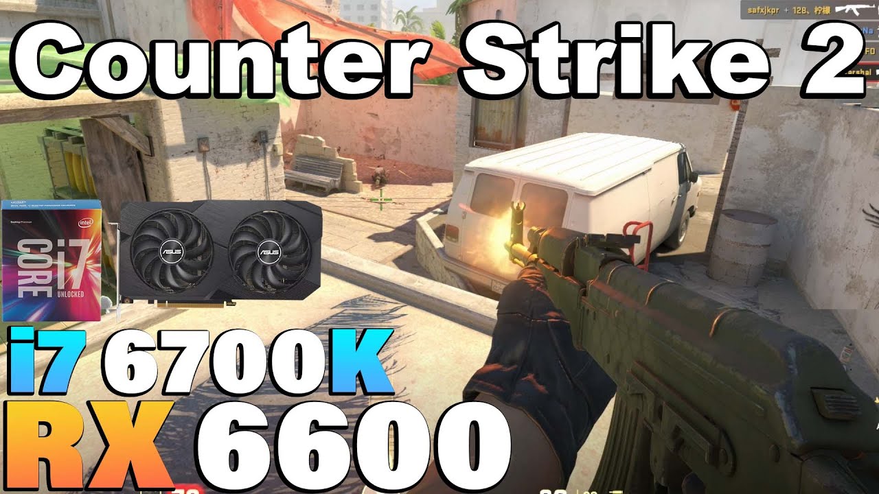 Counter Strike 2 - i7 6700K + RX 6600