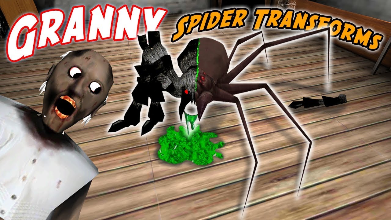 Granny&rsquo;s Pet Spider INSANELY TRANSFORMS!!! (*NEW* Powers) | Granny The Mobile Horror Game (Story)