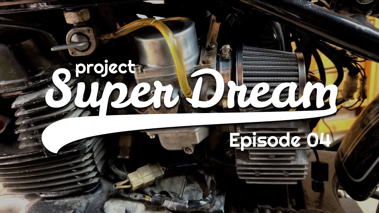 Project: Super Dream 4 - Carbs Rebuild, new Air Filters & Spark Plugs.. but will it start?