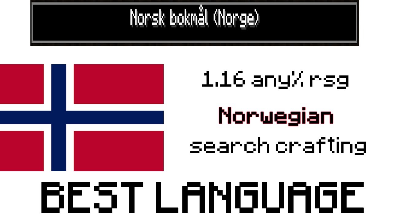 Norwegian search crafting guide (1.16 any% rsg)