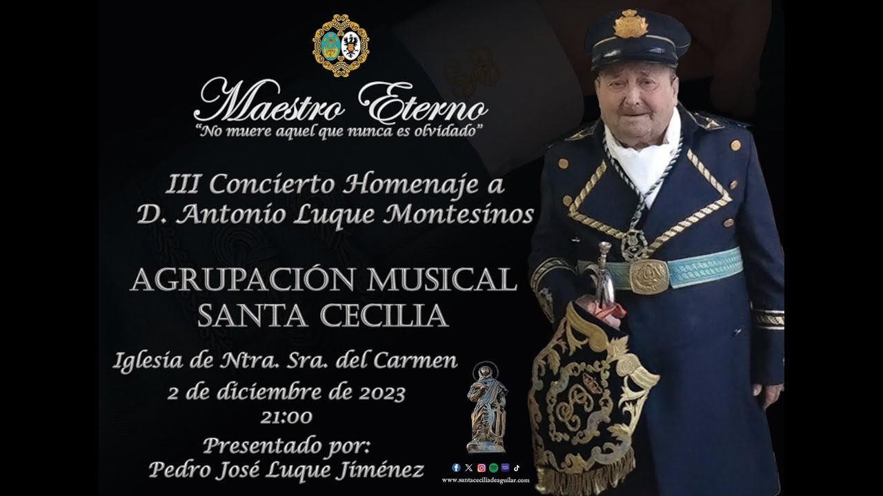 AGRUPACIÓN MUSICAL SANTA CECILIA CONCIERTO SANTA CECILIA 2023