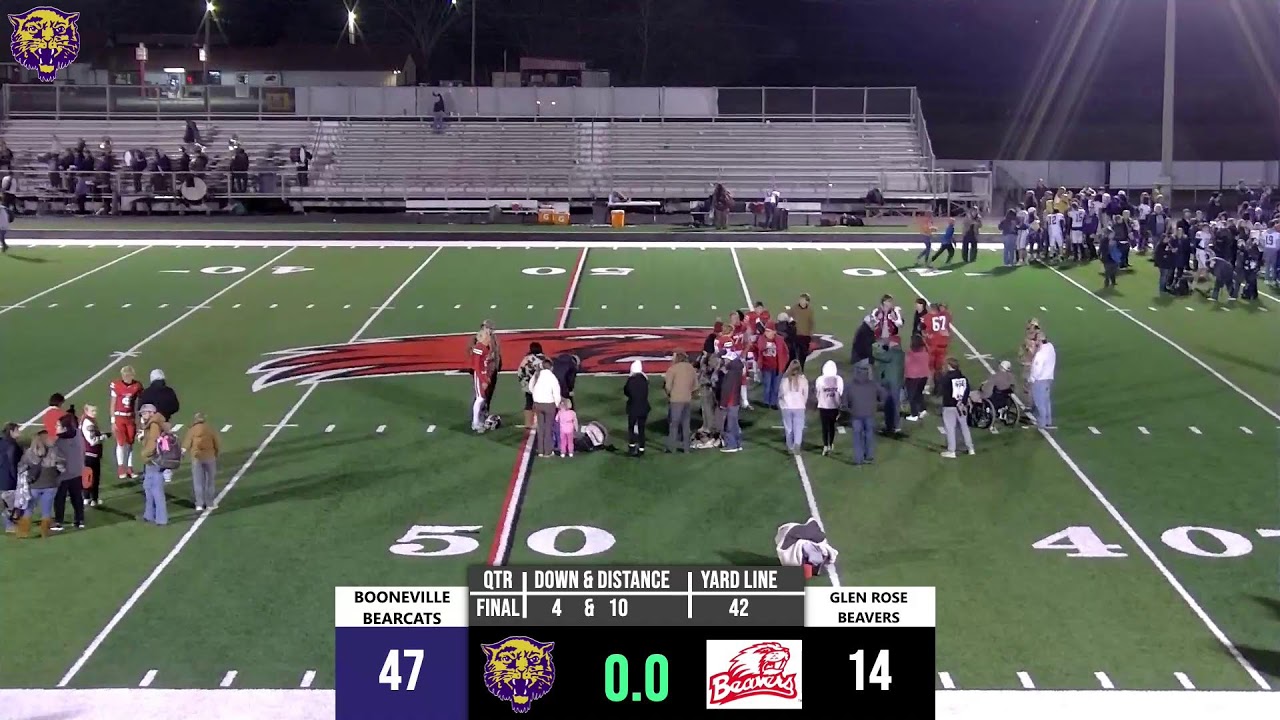Booneville Bearcats vs. Glen Rose Beavers