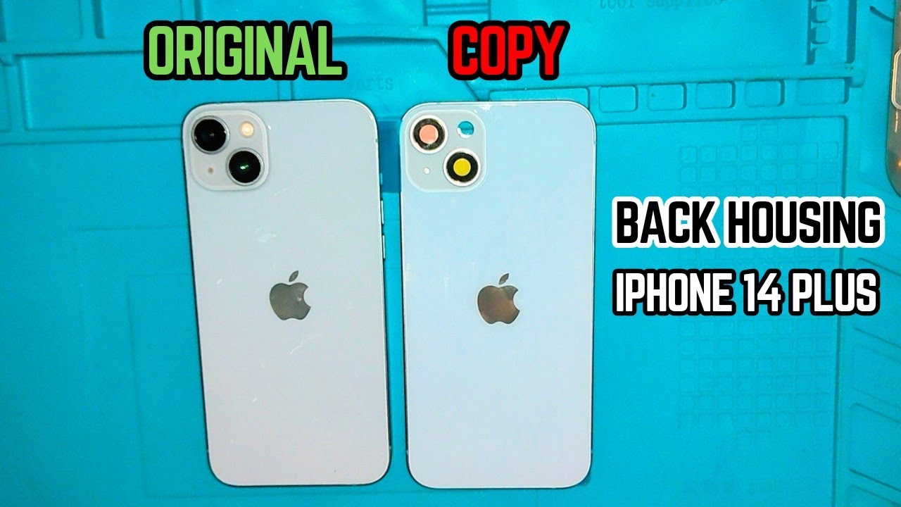 iPhone 14 Plus Back Housing ( Original vs Copy ) What is The Difference 🤔 Hindi BSAS Mobile Service