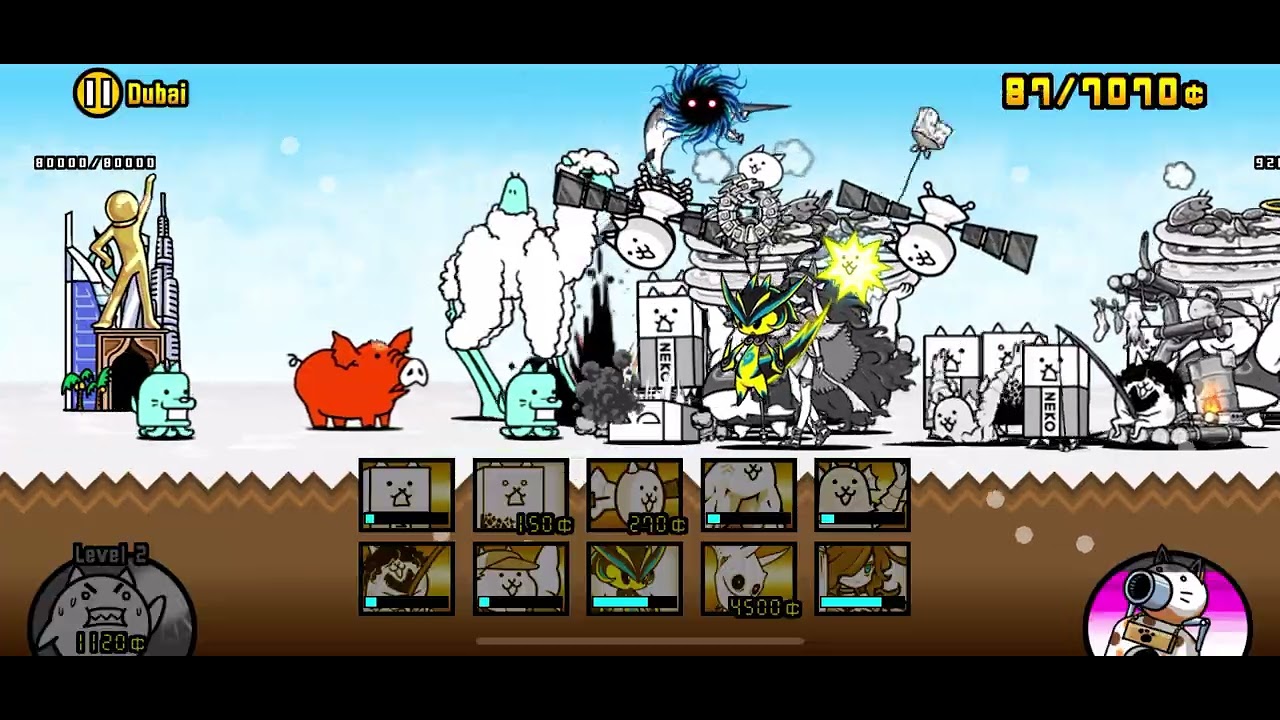 True form do gato nadador e passei do the great abiss do capitulo tres do futuro no the battle cats