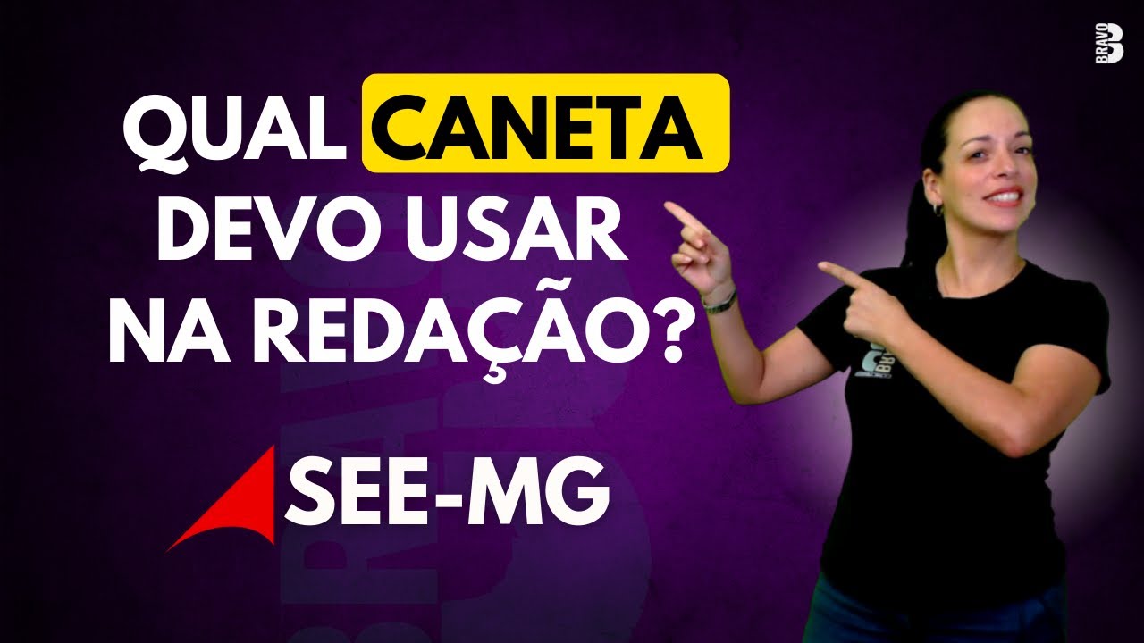 QUAL CANETA DEVO USAR NA REDA&Ccedil;&Atilde;O? | BANCA CONSULPLAN | CONCURSO SEE-MG 2025