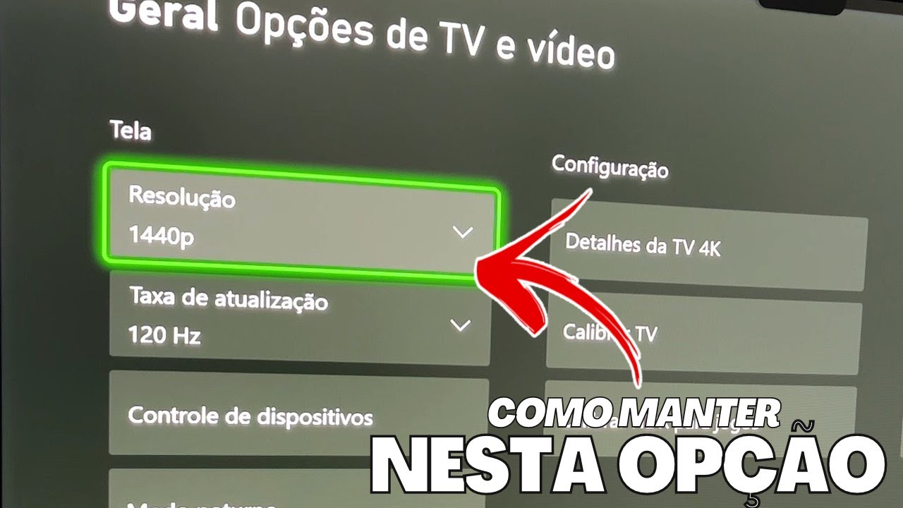 COMO CONFIGURAR 1440p120Hz NO XBOX SERIES X/S