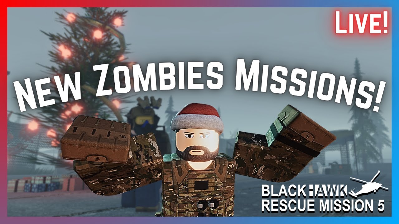 Earning the New Stuff LIVE | Blackhawk Rescue Mission 5 Live! | ROBLOX