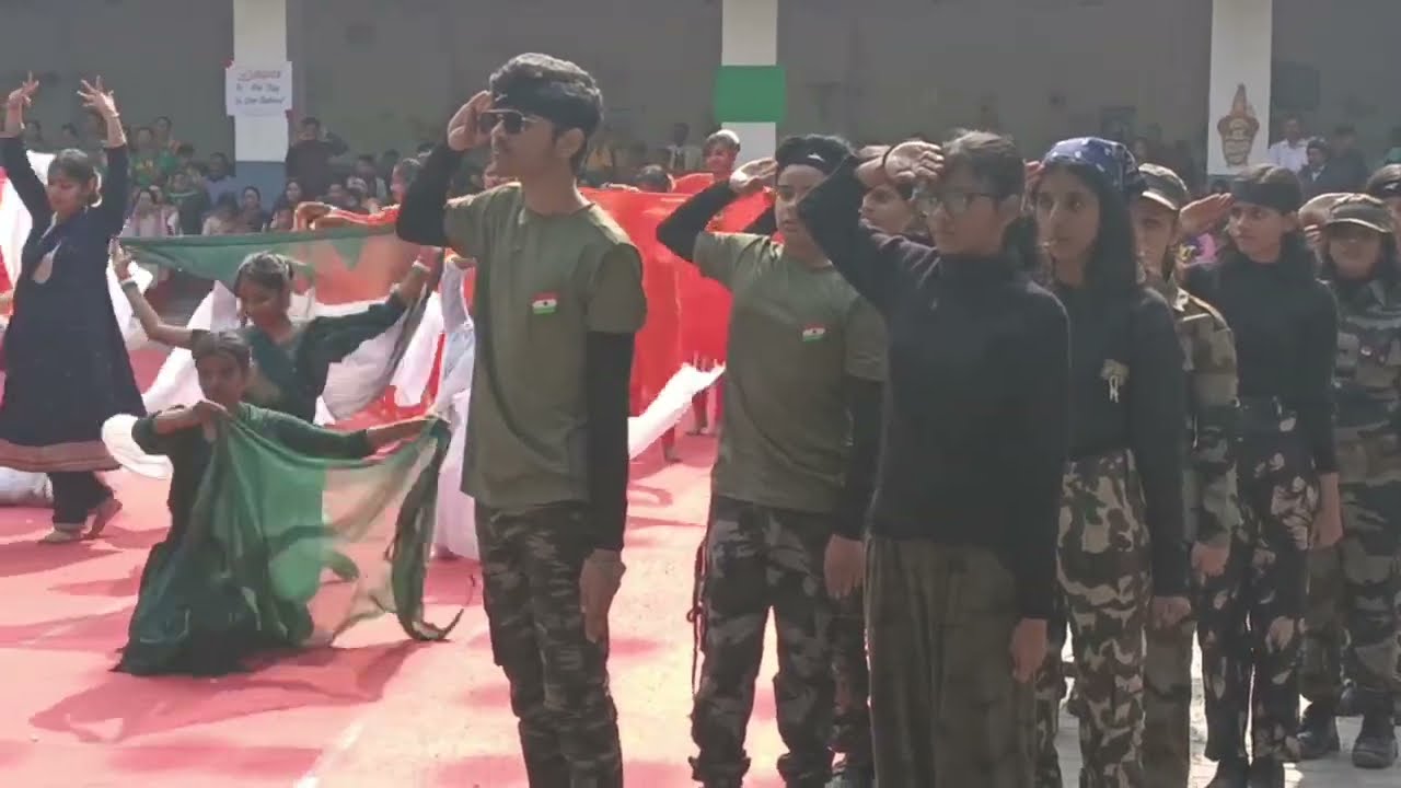 Sandey se aate hai 🎶 St Paul's High school 26 january dance performance #border2 #schoollife