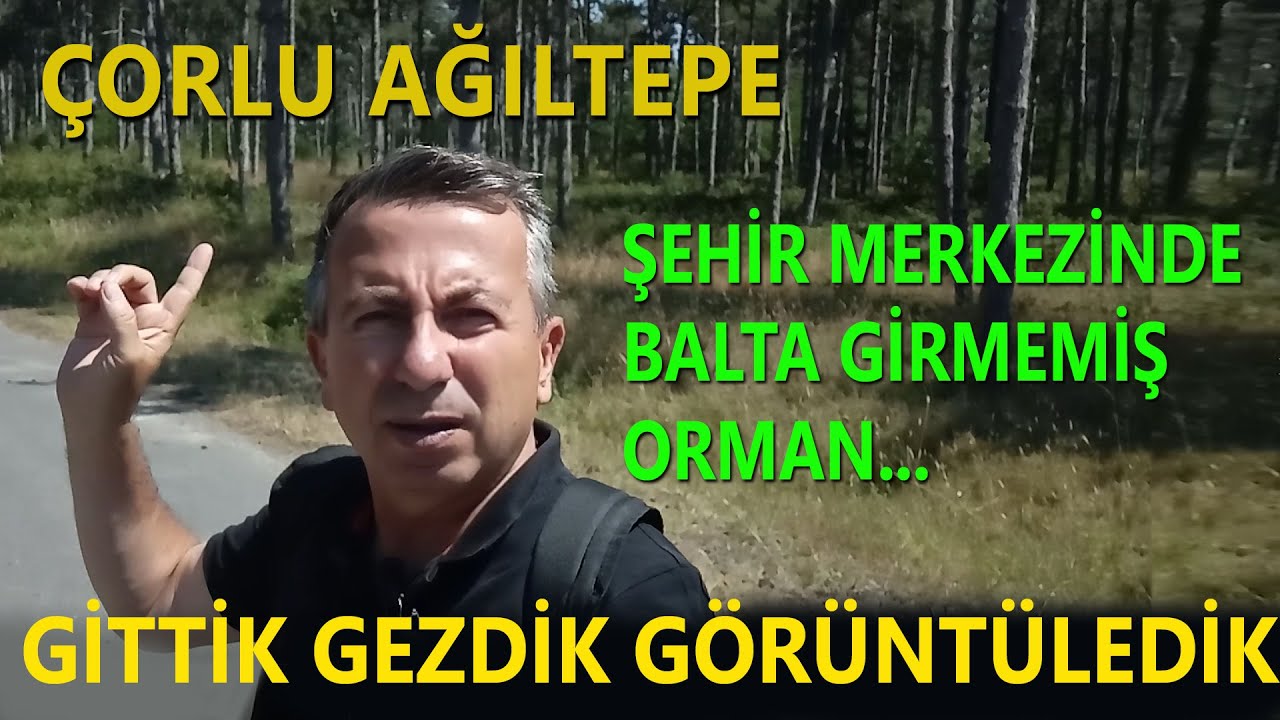 Çorlu Ağıltepe Şehir Merkezinde Balta Girmemiş Orman