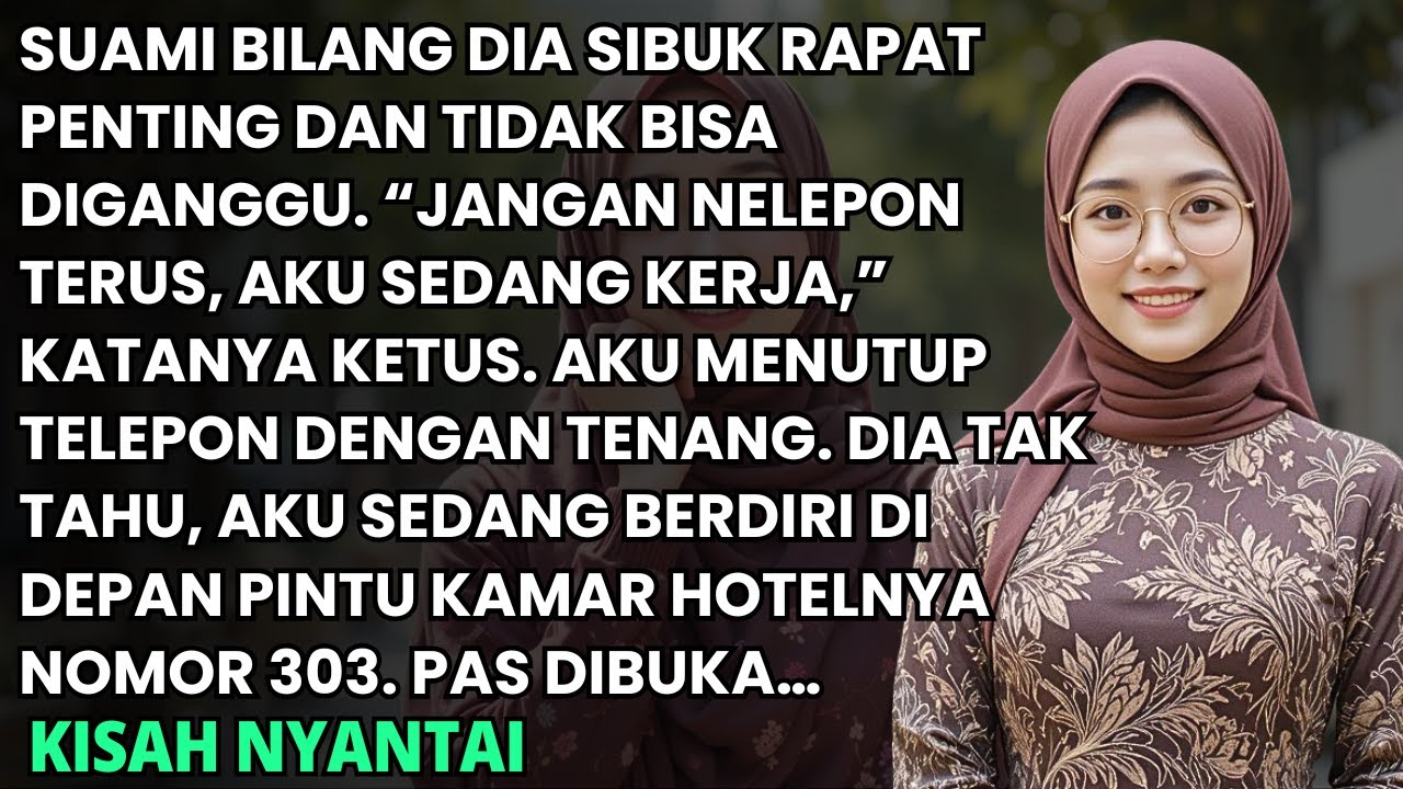 SUAMI NELPON, “AKU LEMBUR DI KANTOR SAMPAI PAGI, JANGAN TUNGGU AKU PULANG”—JADI AKU KETUK PINTU…