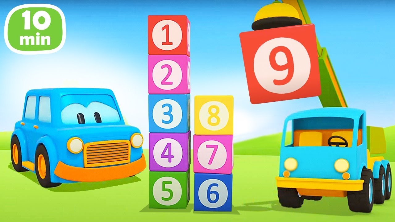 Zeichentrick-Spaß für Kleinkinder. Schlaue Autos auf Abenteuerfahrt!