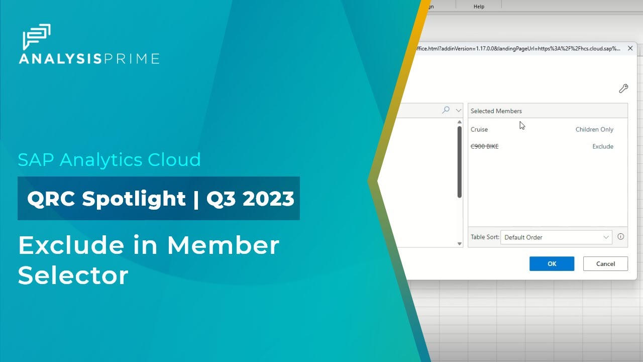Exclude in Member Selector