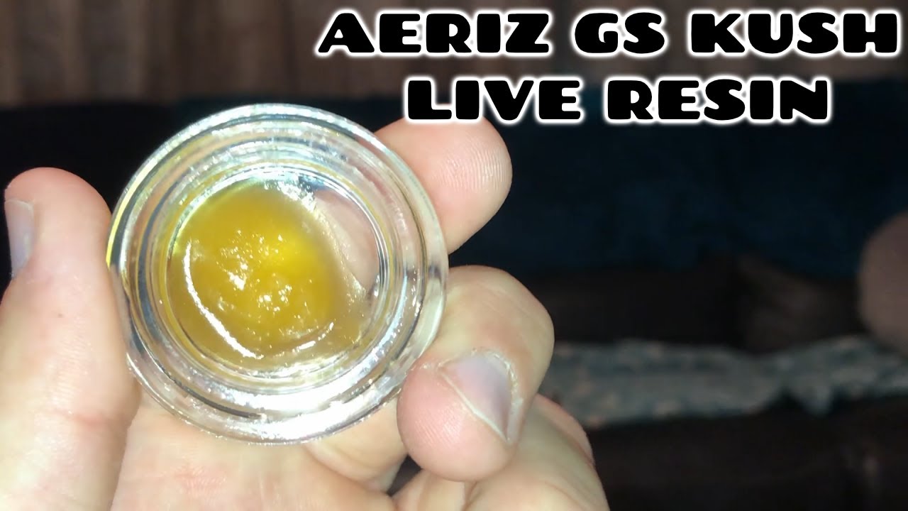 Smoking Aeriz GS Kush Live Resin Budder (18+)