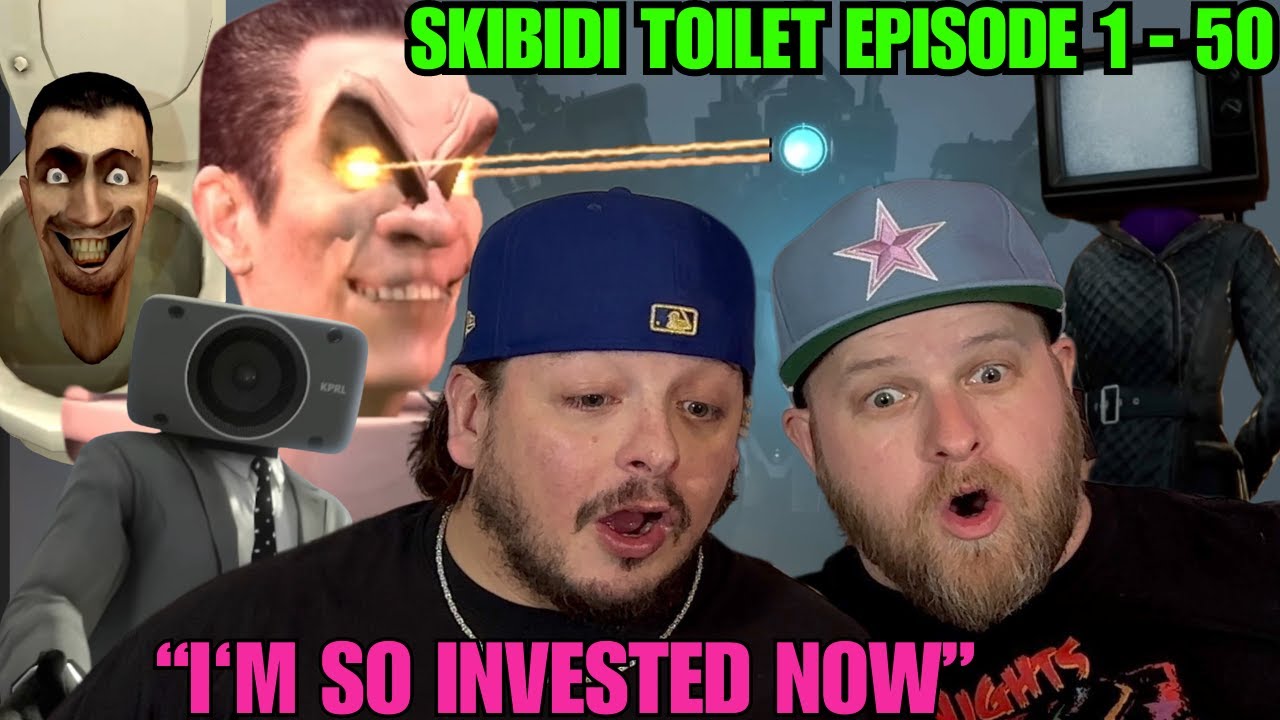 SKIBIDI TOILET FIRST TIME REACTION | Episodes 1-50
