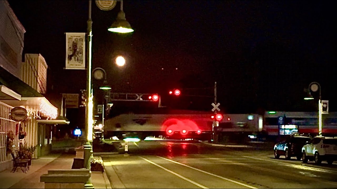 Amtrak with P42 leading hauling the mail!