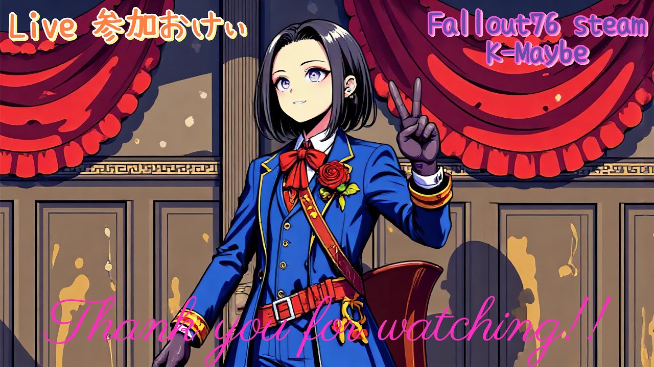 Fallout76 PC  steam版 Live  2026年3月2日 滑舌の悪いグールの、全てのレジェンダリーモジュールをクラフト出来るようにガンバる配信 【参加OK!】