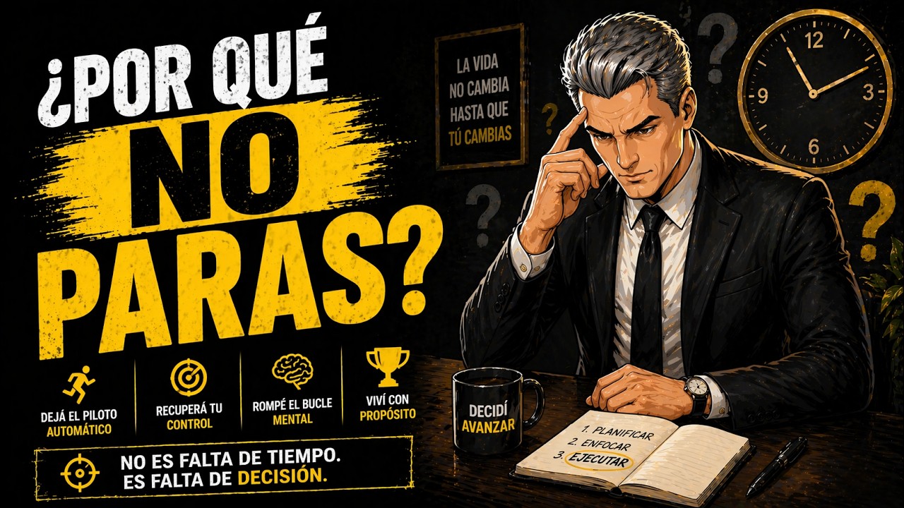 Cómo liberar tu mente del sobrepensamiento, te roba paz y tiempo | 🔥 Progreso Imparable