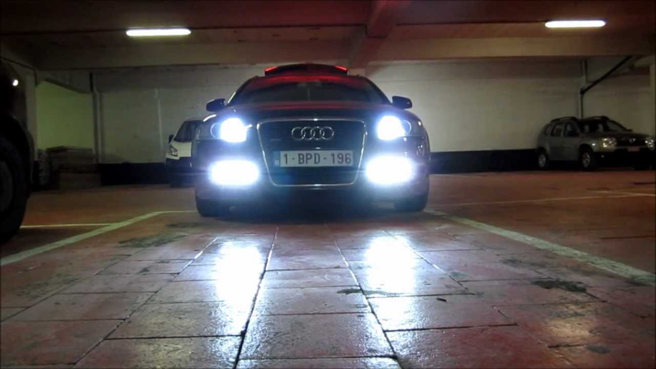 Swiatla do jazdy dziennej Audi A6 LED DRL 523hp cz.1