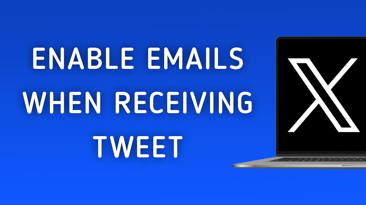 How To Enable Emails When Receiving A Tweet On X (Twitter) On PC