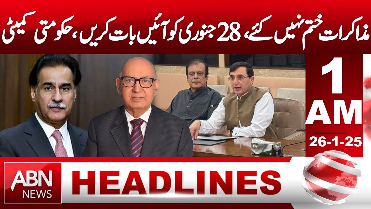 HEADLINE 1:00 AM | 26 JANUARY 2025 | ABN NEWS
