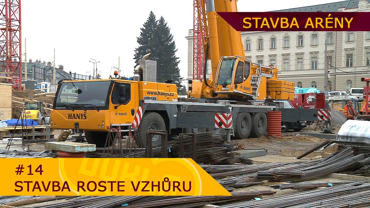 Stavba arény - #14 (Stavba roste vzhůru)