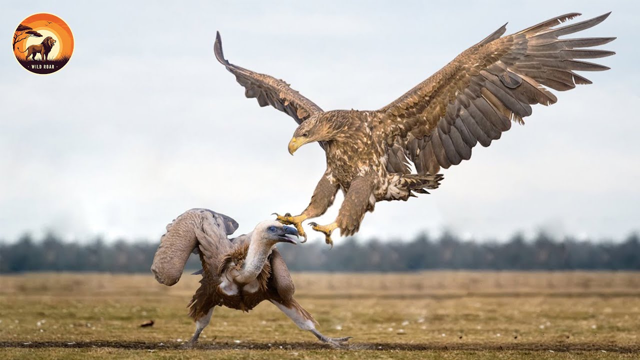 Batallas A&eacute;reas M&aacute;s Salvajes: &Aacute;guila, Halc&oacute;n, Buitre y Gavil&aacute;n en Combate | Mundo Animal