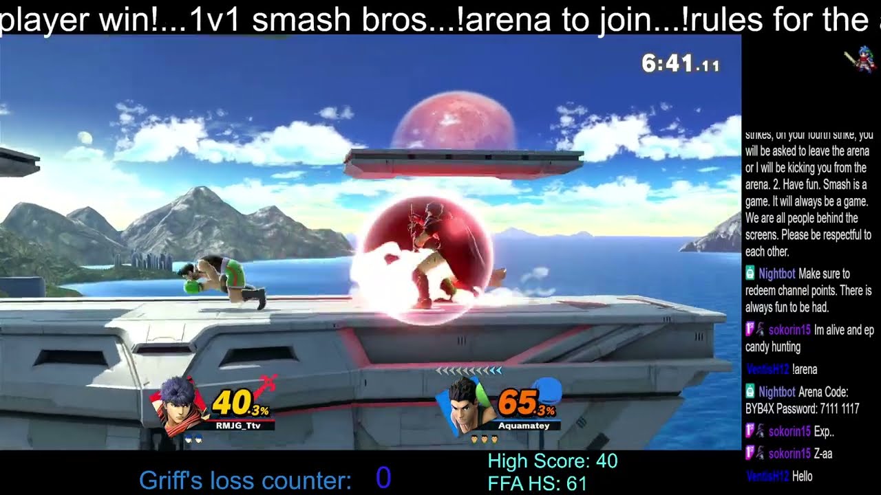 SSBU 1v1 Sunday 1-4-2026
