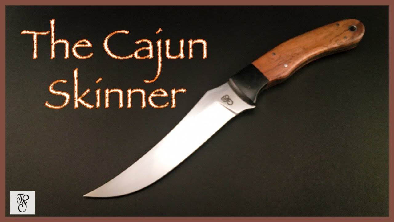 Hand Forging a Trailing Point hunting Knife.