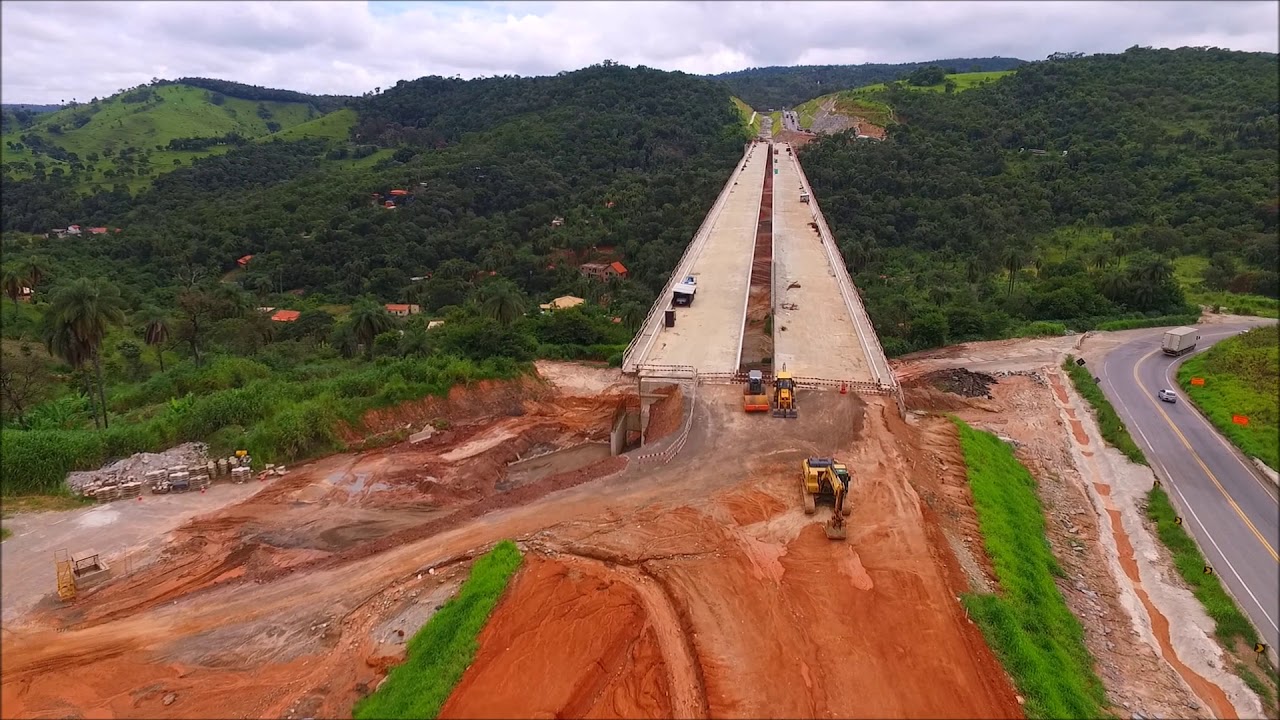 22 - Drone em ação: Obras de duplicação da BR-381(Trecho Ipatinga/Belo Horizonte)
