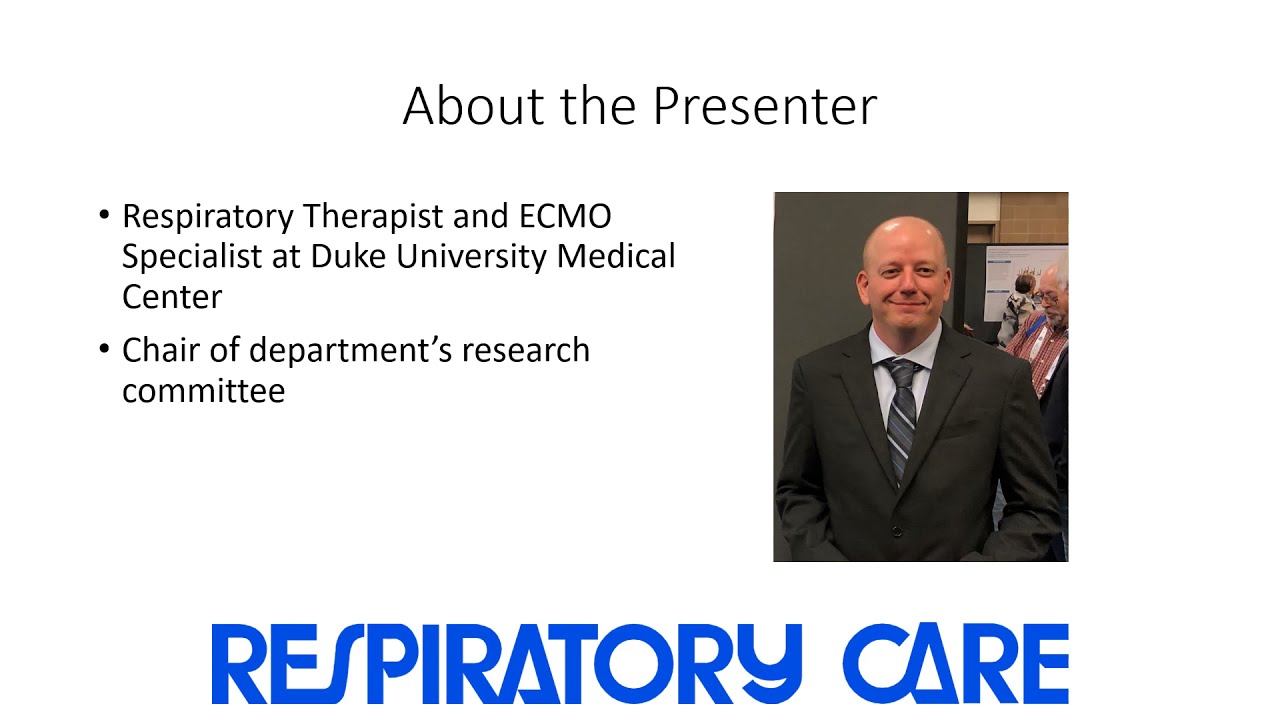 Video Abstract  - Respiratory Therapist Burnout Prevalence - Andrew Miller