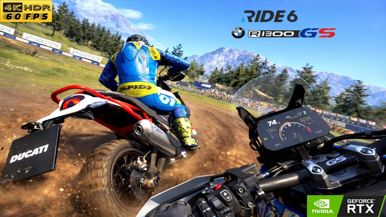 BMW R 1300 GS in Ride 6 | Next-Gen Graphics HDR 4K 60FPS